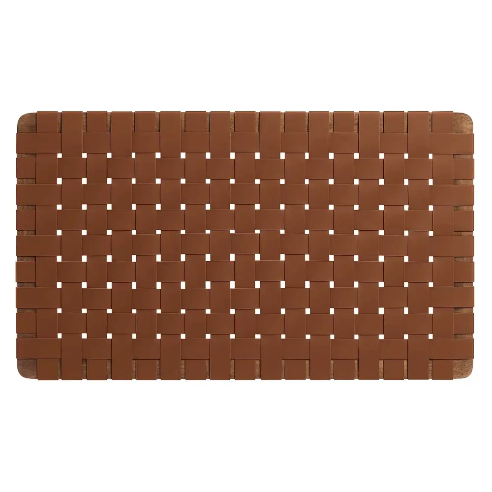 Wall Mounted Weave Wall Mount Vegan Leather Headboard