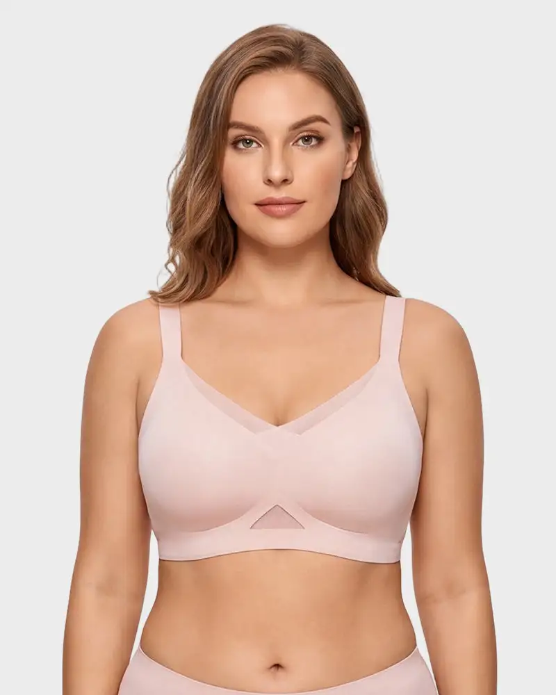 All Day Comfort Wireless Mesh Bra