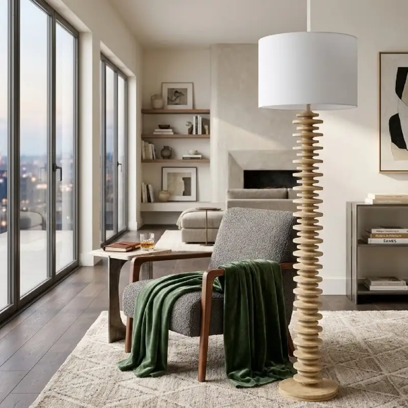 Modern Stacked Floor Lamp