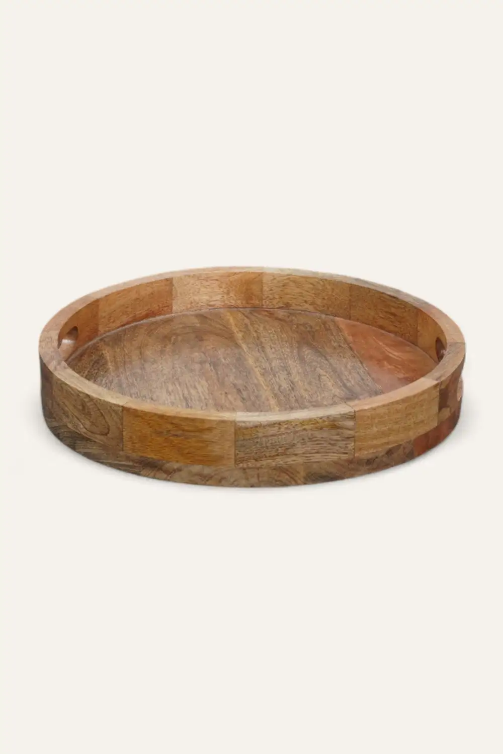 Contour Edge Mango Wood Serving Tray