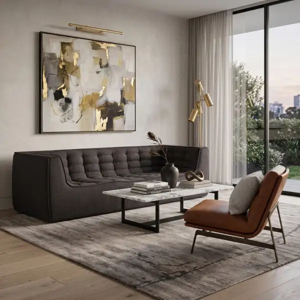 Compact Contemporary Sofa