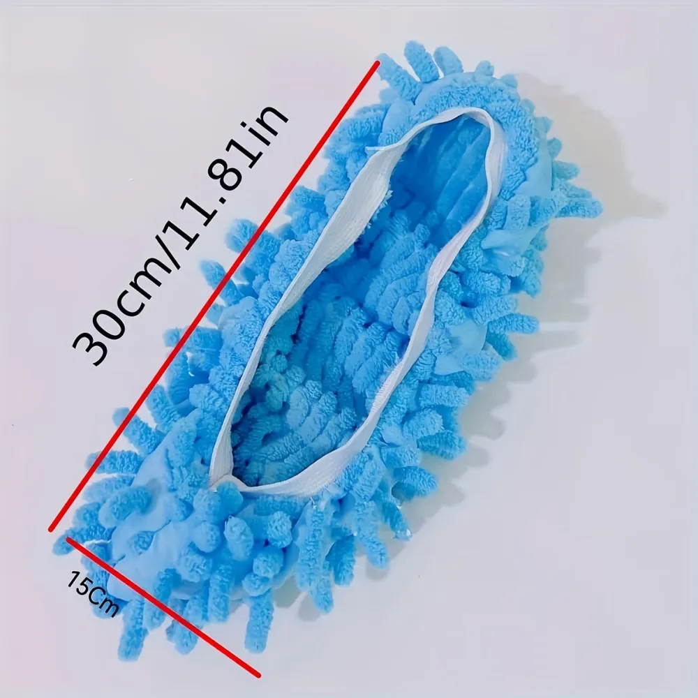 Chenille Cleaning Slippers