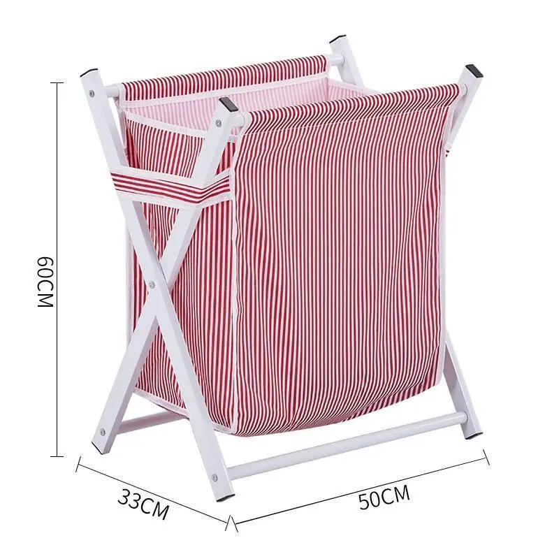 Classic Foldable Mesh Nylon Aluminum Laundry Basket