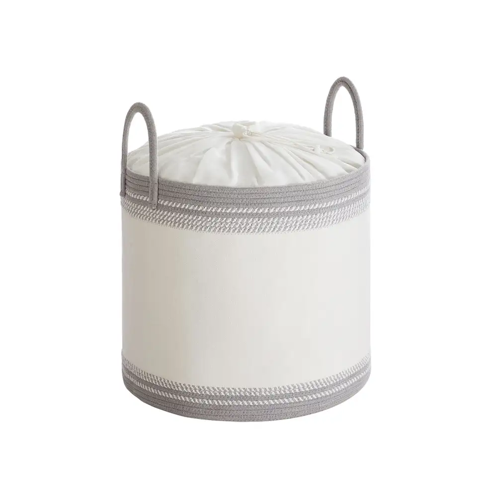 Lidded Handled Laundry Storage Hamper