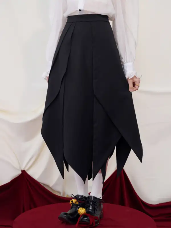 Laidback Comfort Maxi Polyester Skirt