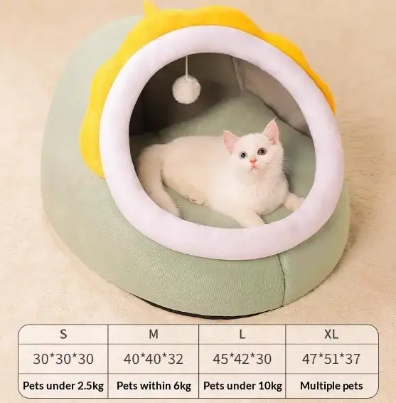 Enclosed Hideaway Cat Bed