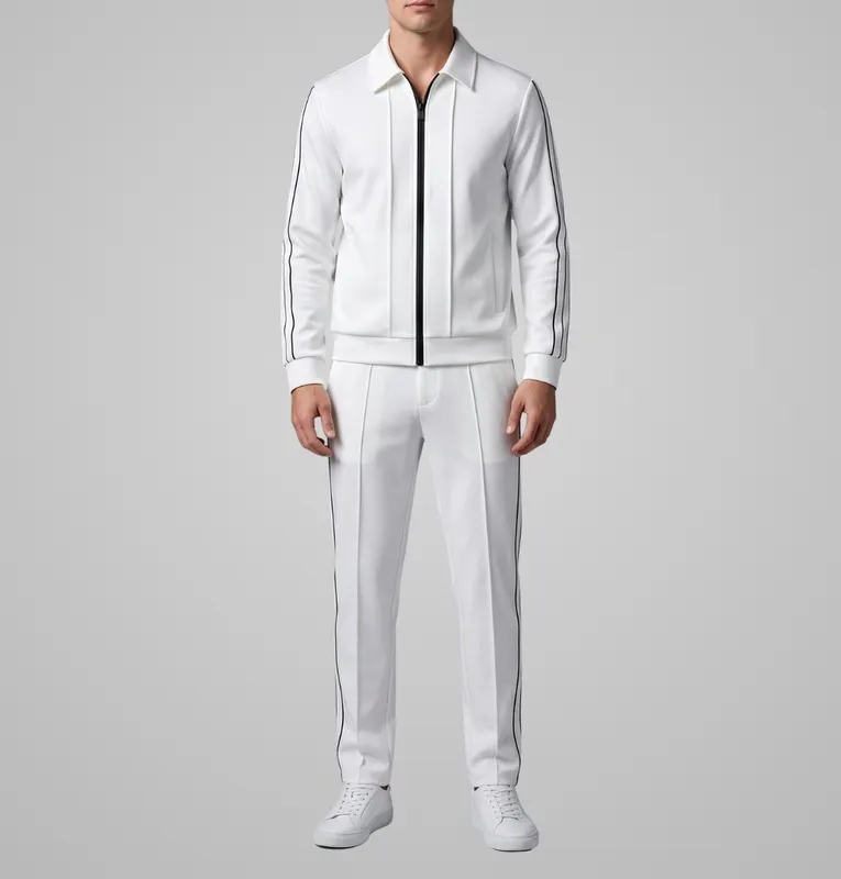 Zip Front Lightweight Tracksuit Set