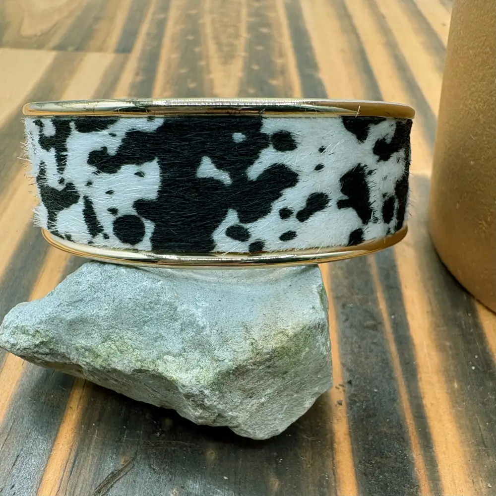 Animal Print Bangle Bracelet