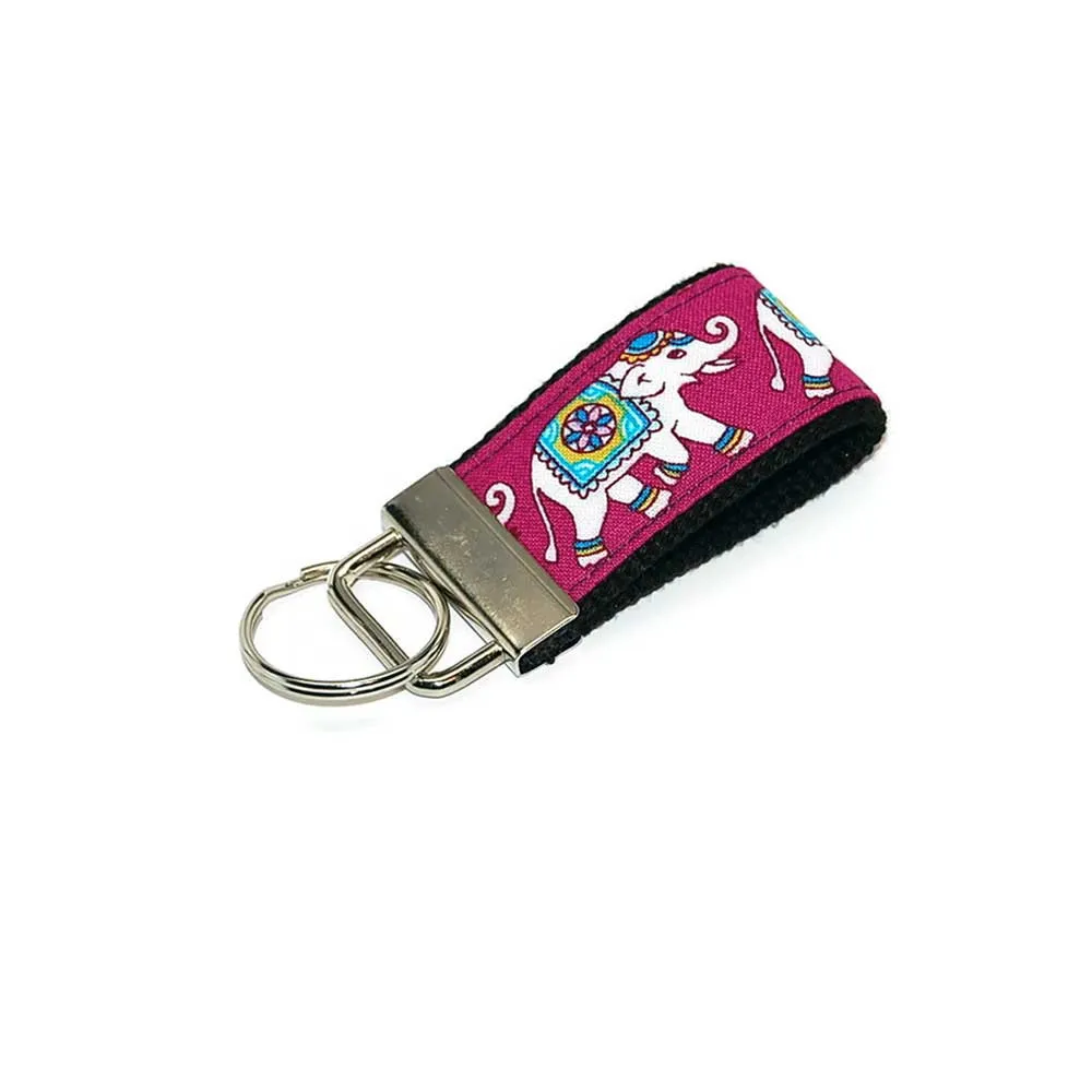 Preppy Elephant Timeless Keychain