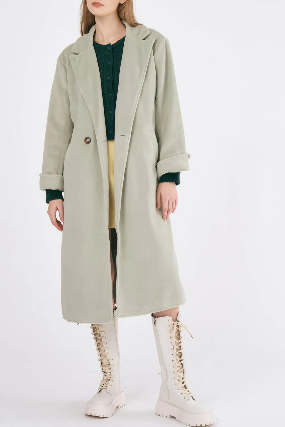 Belted Long Coat