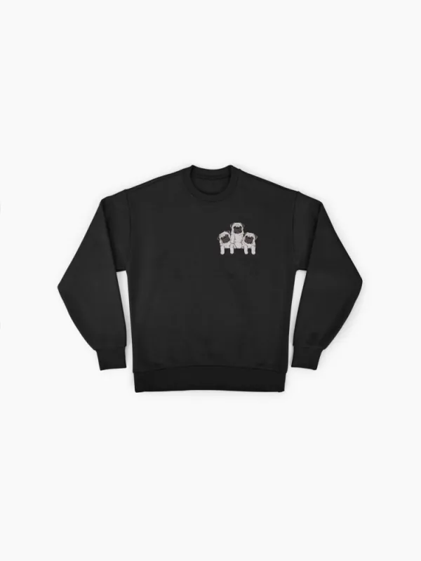 Pocket Pug Dog Graphic Sweatshirt
