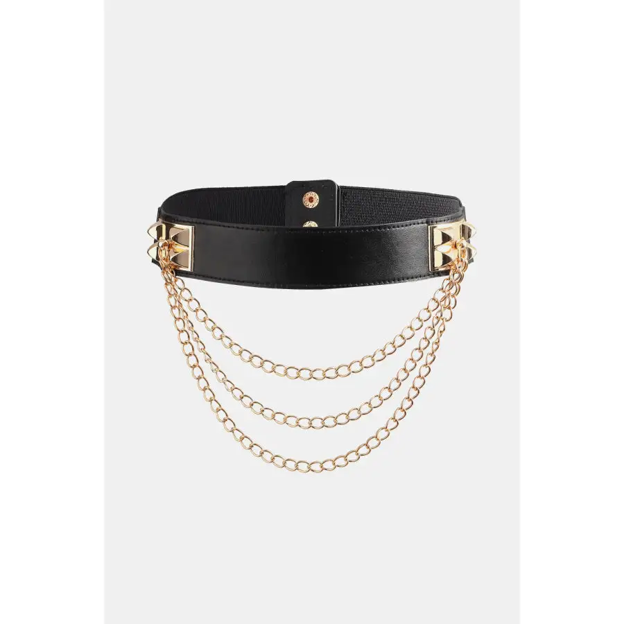 Elastic Belt with Chain