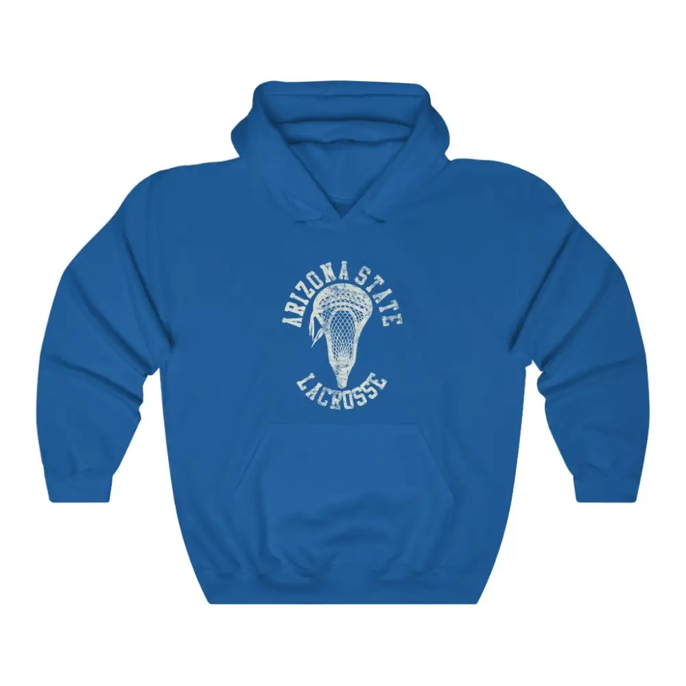 Vintage Stick Head Lacrosse Graphic Pullover Hoodie