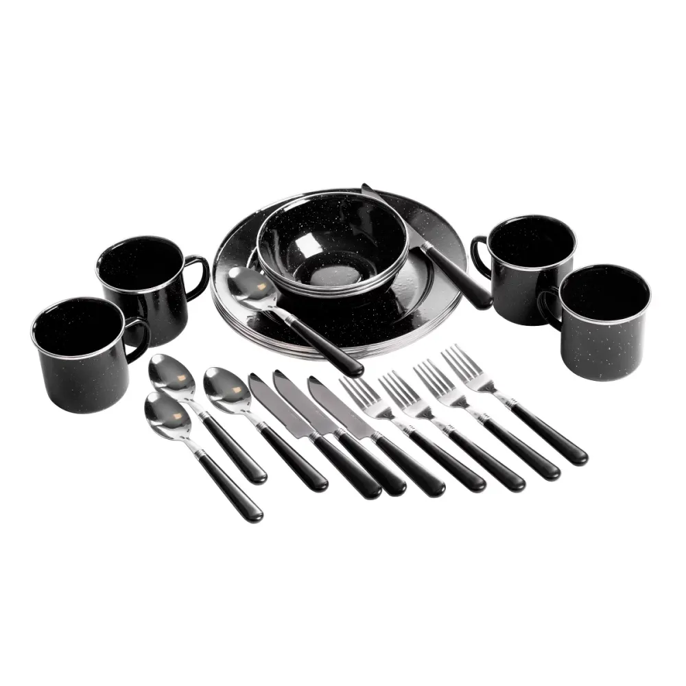 Enamel Outdoor Tableware Set