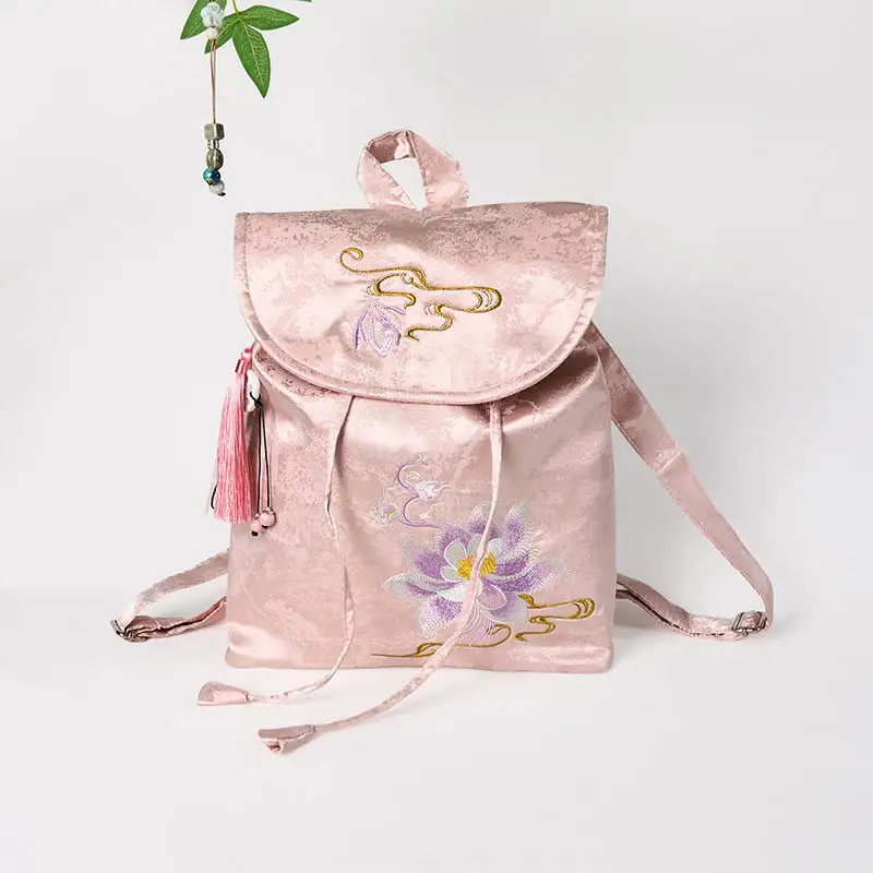 Buddha Stones Handmade Bag Pink