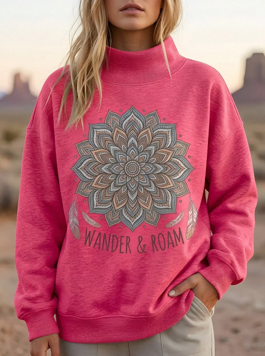 Wander Roam Boho Sweatshirt