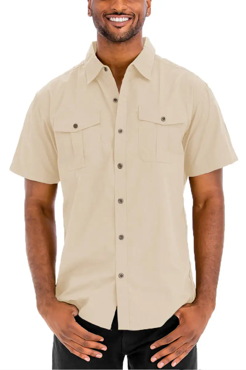 Two Pocket Button-Up Shirt
