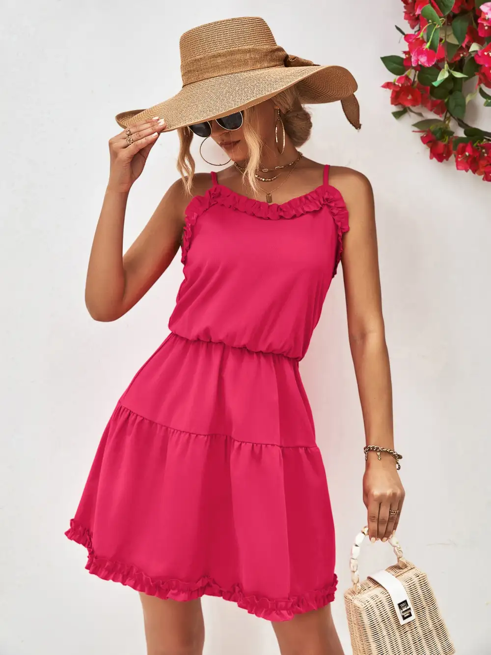 Layered Soft Mini A-Line Dress