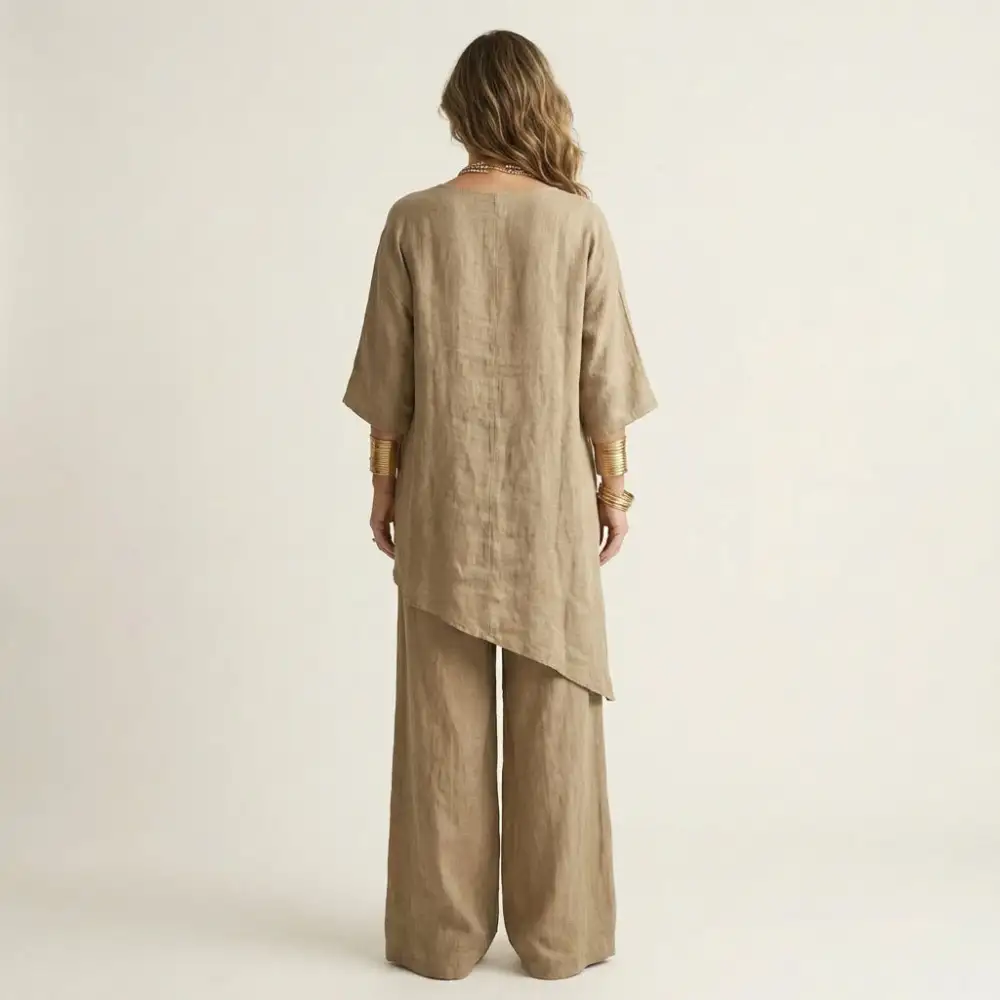 Shoyana | Asymmetric Linen Set