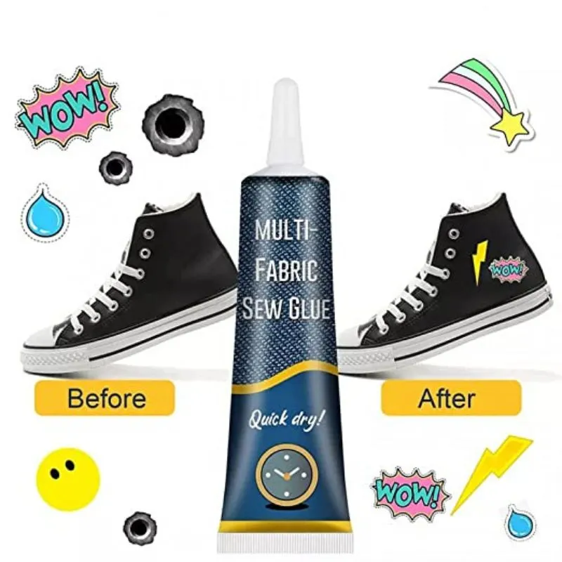 Multi-fabric Sew Glue 50ml Quick Drying Cloth Fabric Repair Glue Liquid | Ultra-Stick Fabric Glue for Clothing