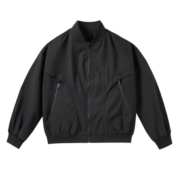 Urban Zip Front Bomber Jacket