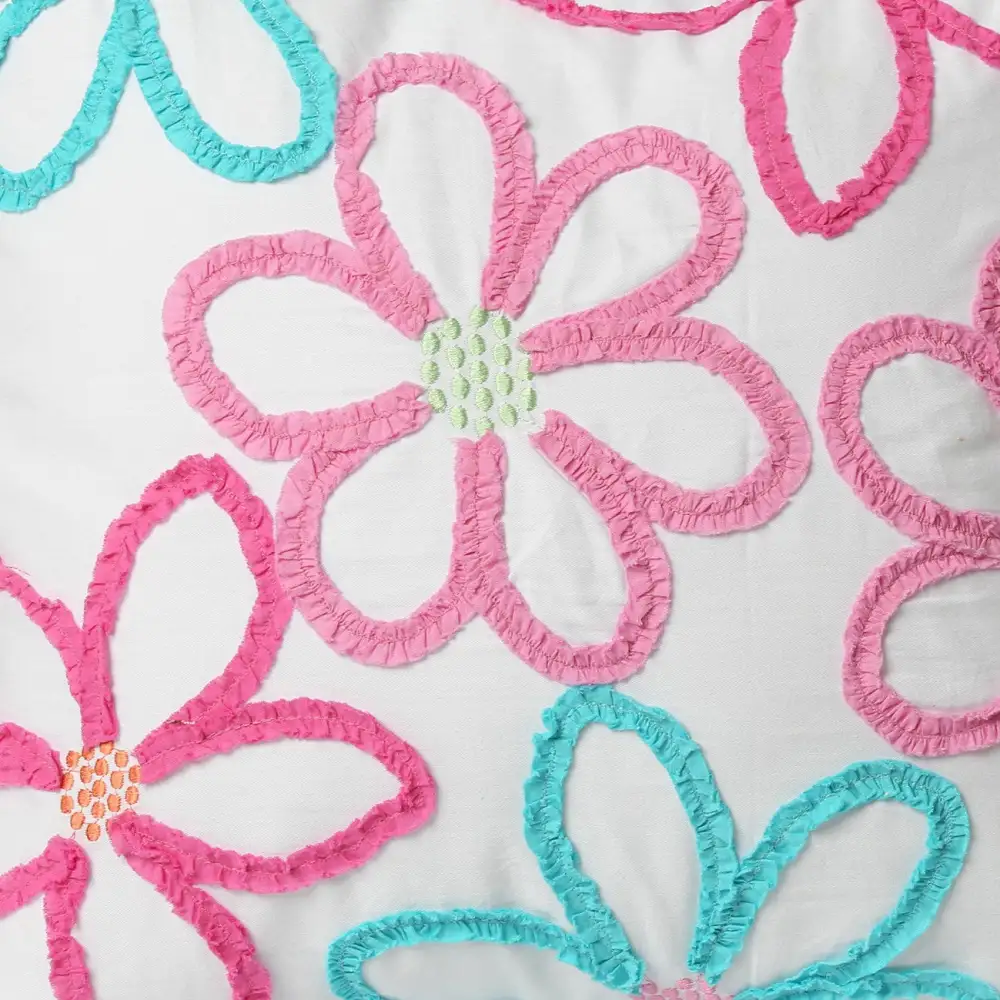 Floral Reversible Quilt Bedding Set