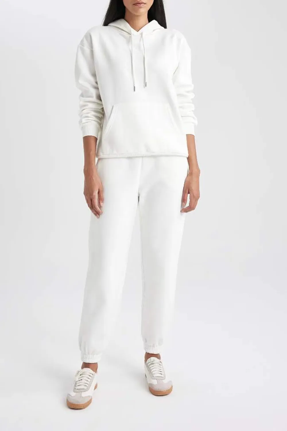 Chic Solid Trousers