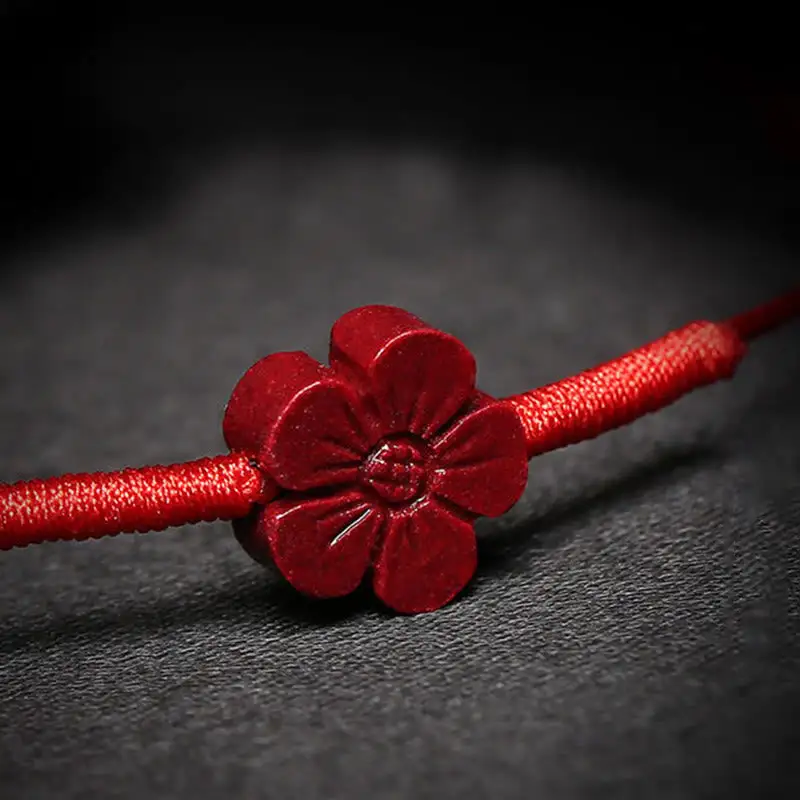Handmade Plum Blossom Clover Pixiu Lotus Koi Bracelet