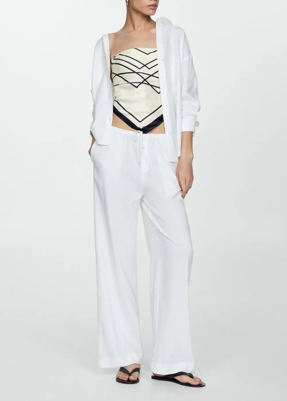 Linen Straight Pants