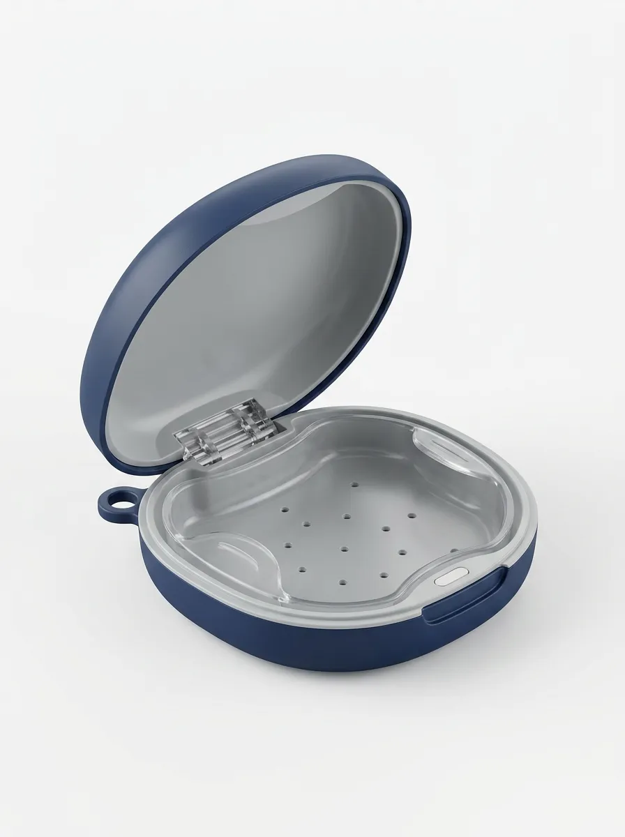 Ventilated Denture and Retainer Case
