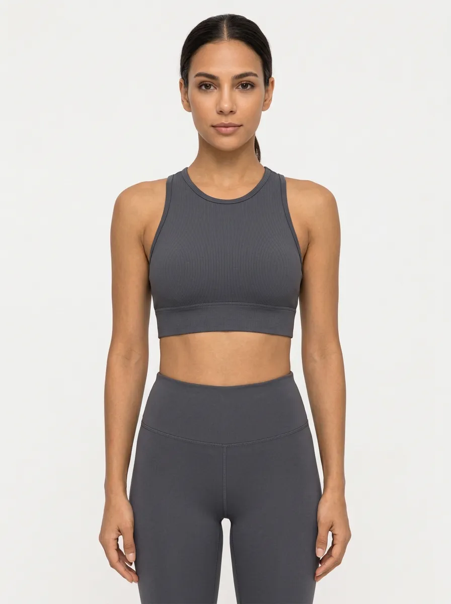 Women's Printed Strappy Crisscross Back Sports Bra