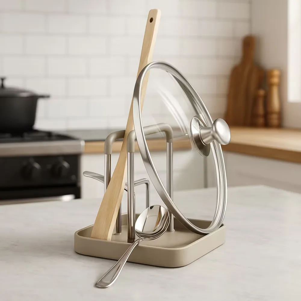 Kitchen Utensil & Lid Caddy