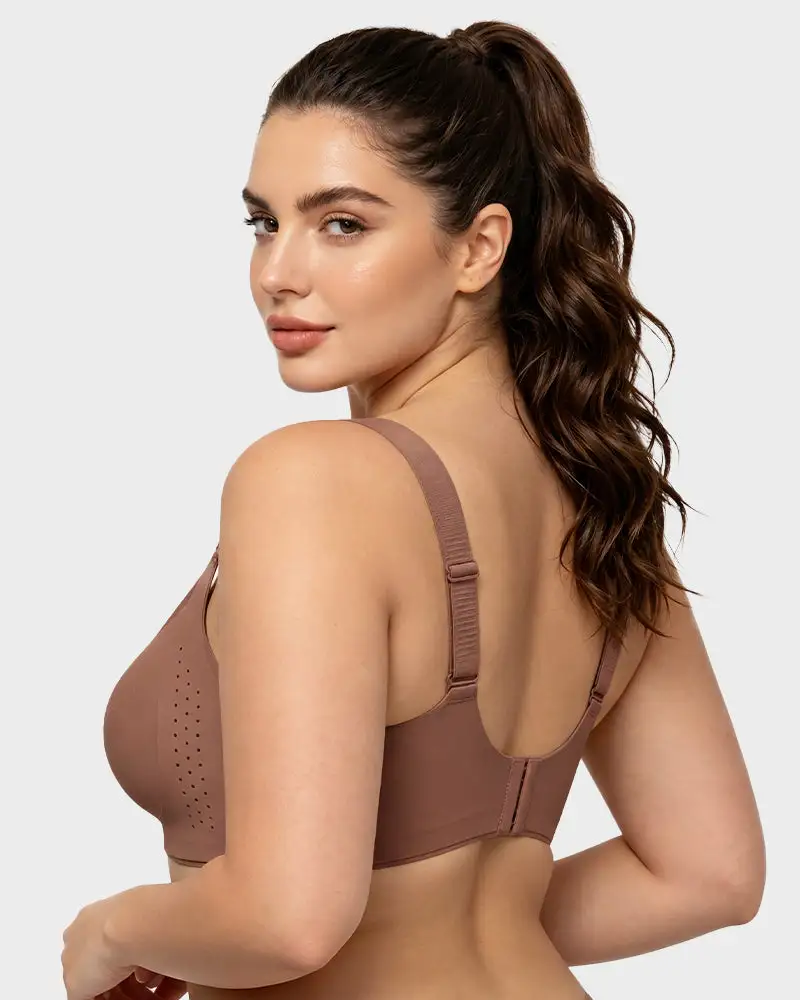 Piano Clasp™ V-Neck Wireless Minimizer Bra