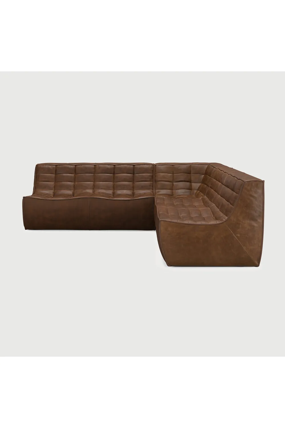 Modern Modular Leather Sofa