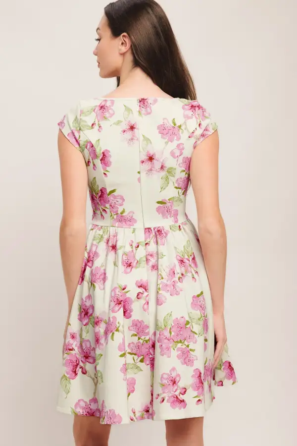 Modern Cotton Printed Mini Dress