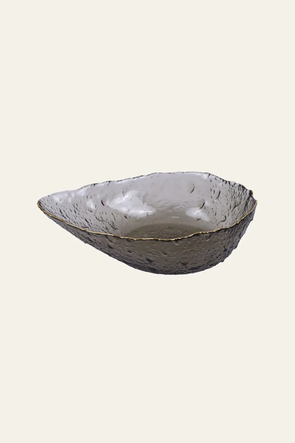 Statement Teardrop Glass Serving Plate