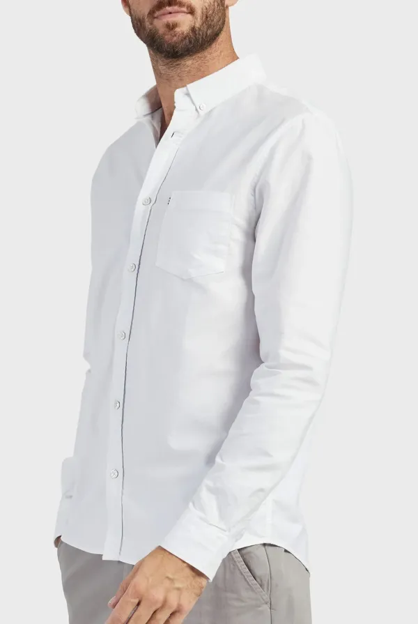 Minimalist Linen Casual Long Sleeve Shirt