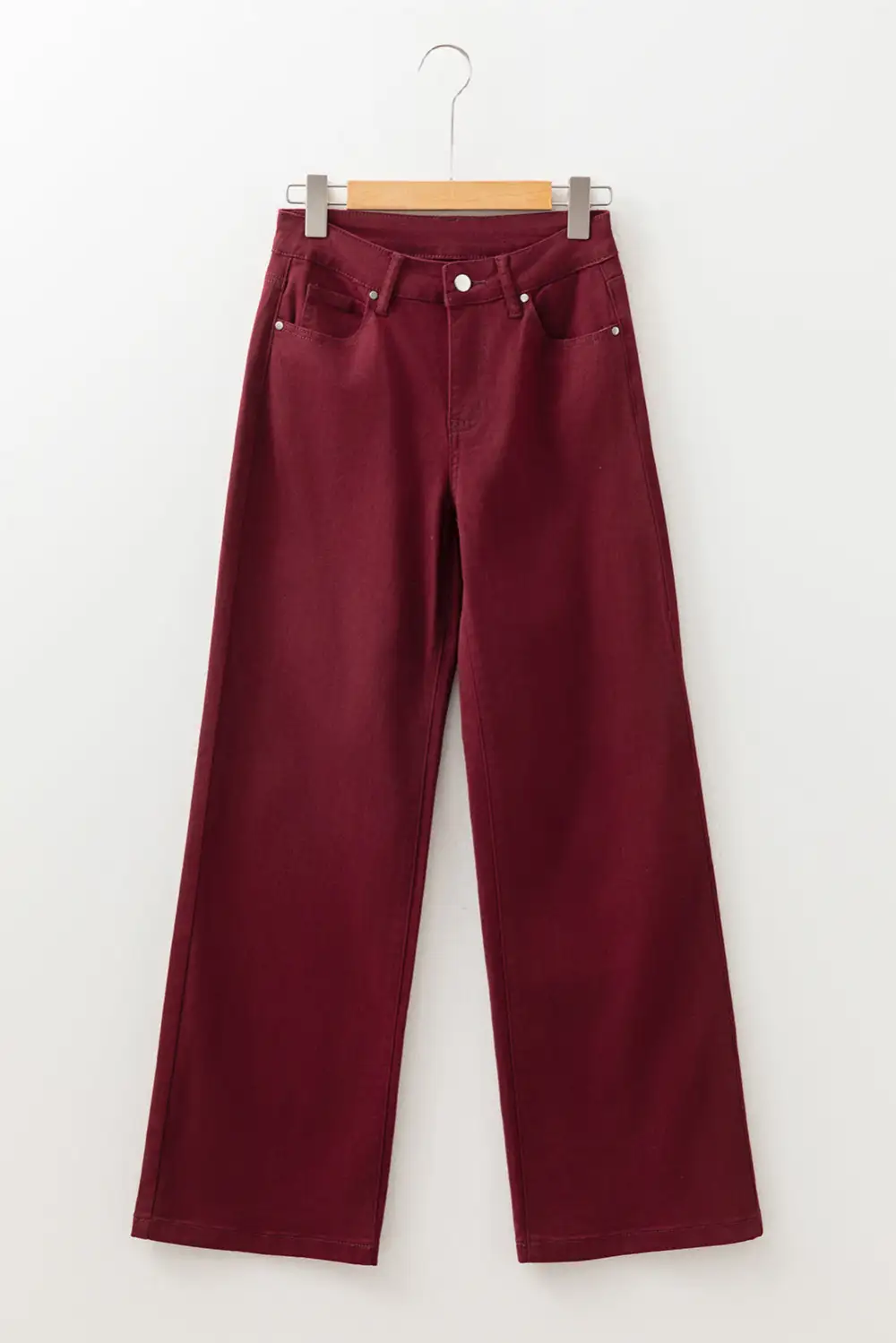 Pleated Breezy Denim Jeans