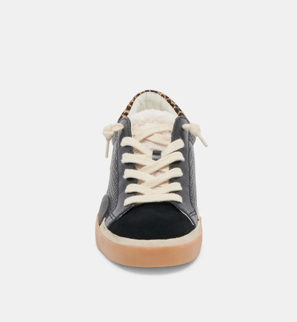 Woven Mixed Texture Slip On Sneakers
