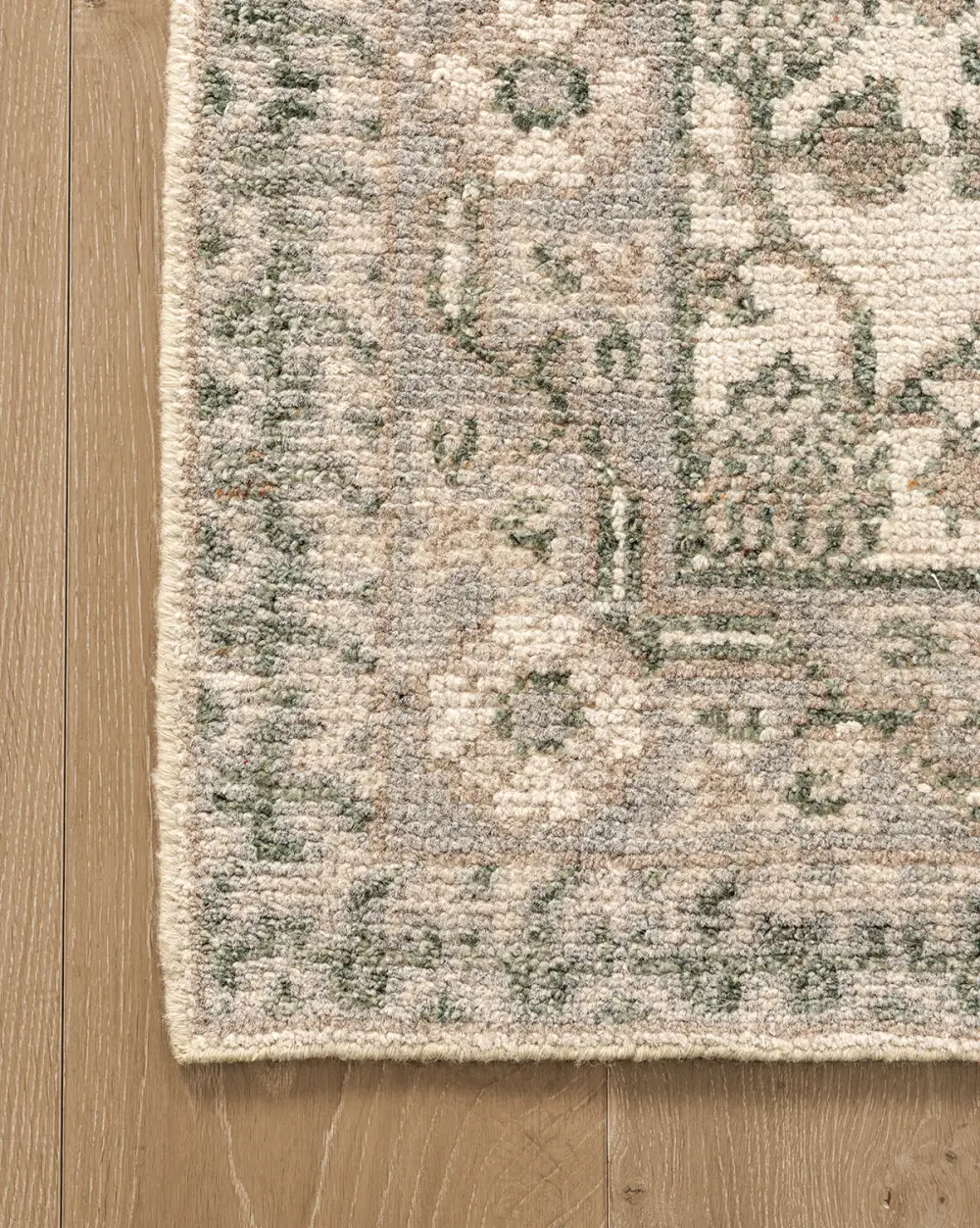 Classic Hand-Knotted Wool Area Rug