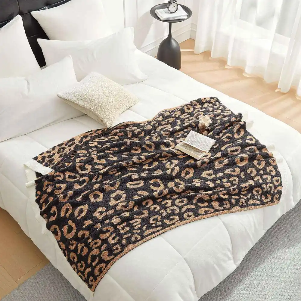 Cozy Leopard Blanket