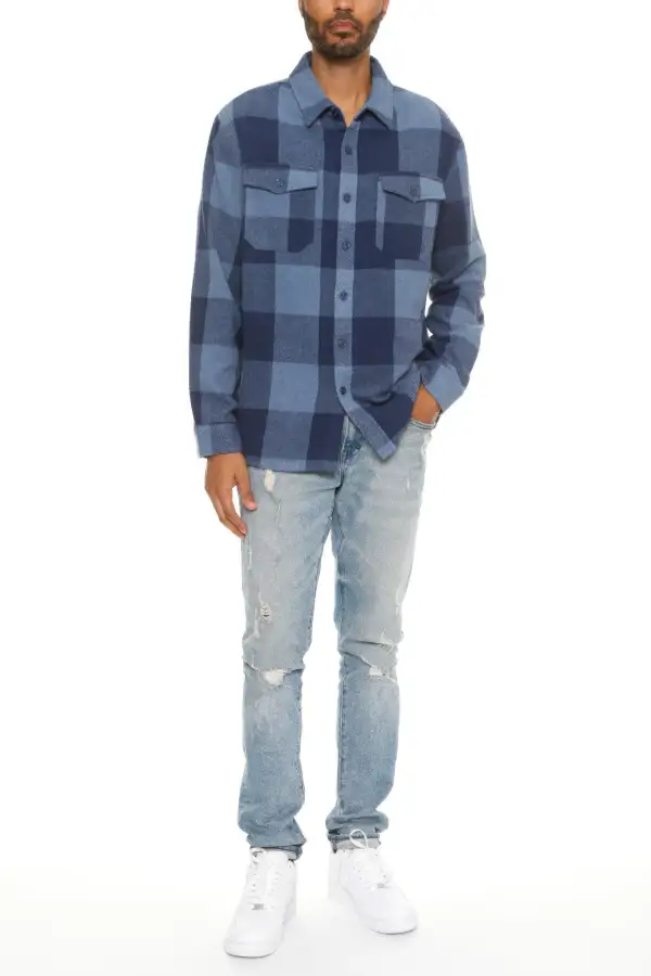 Everyday Checkered Soft Flannel Shacket