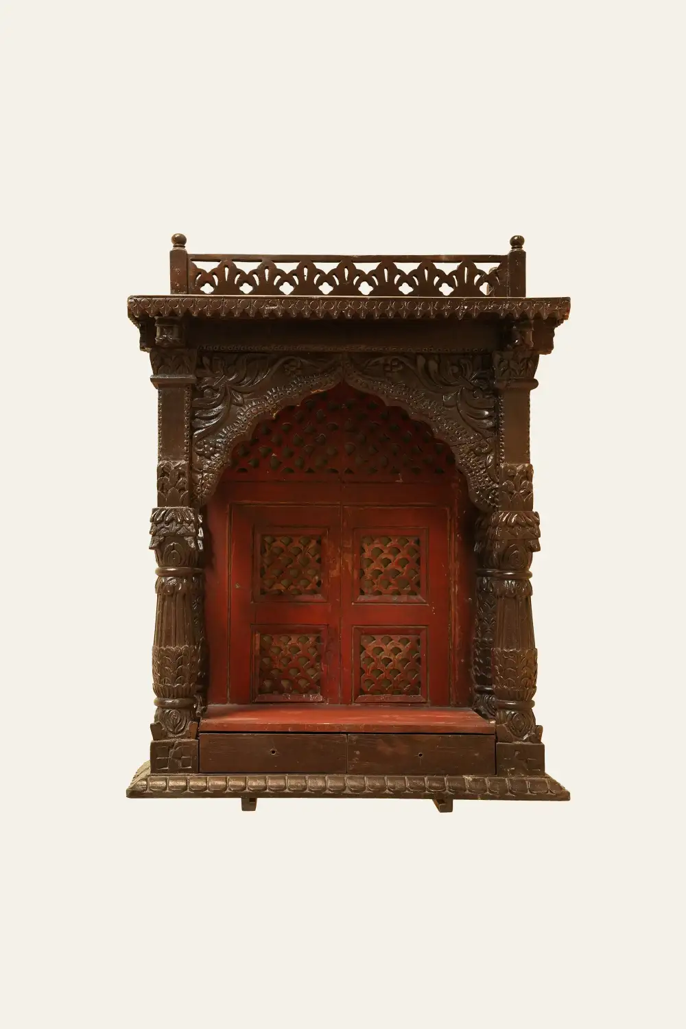 Carved Jharokha Wall Shrine