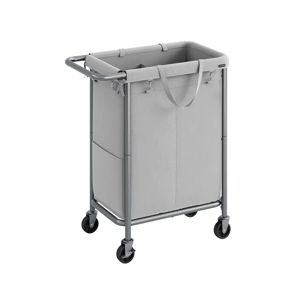 Everyday Rolling Divided Laundry Storage Basket