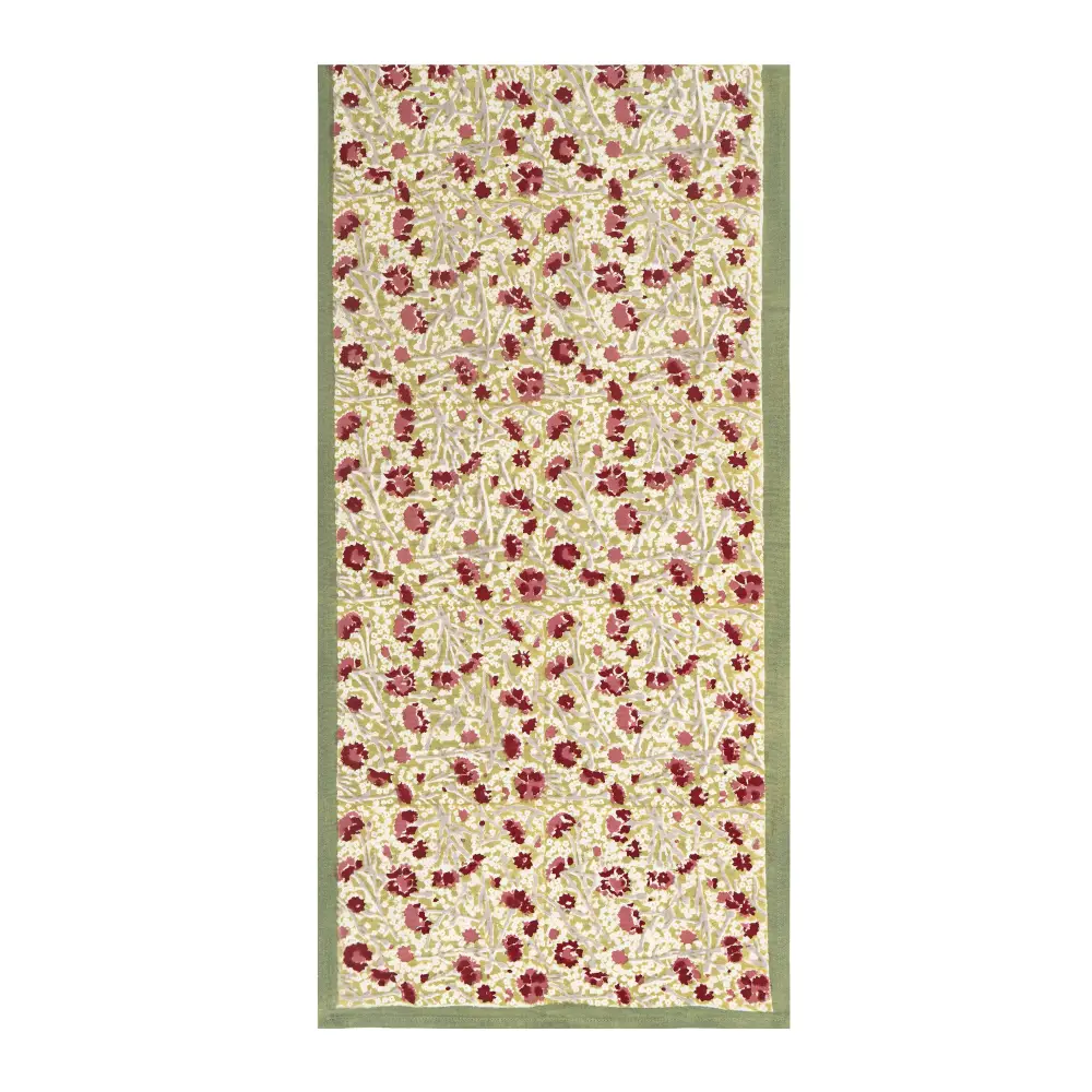 Rich Meadow Floral Table Runner