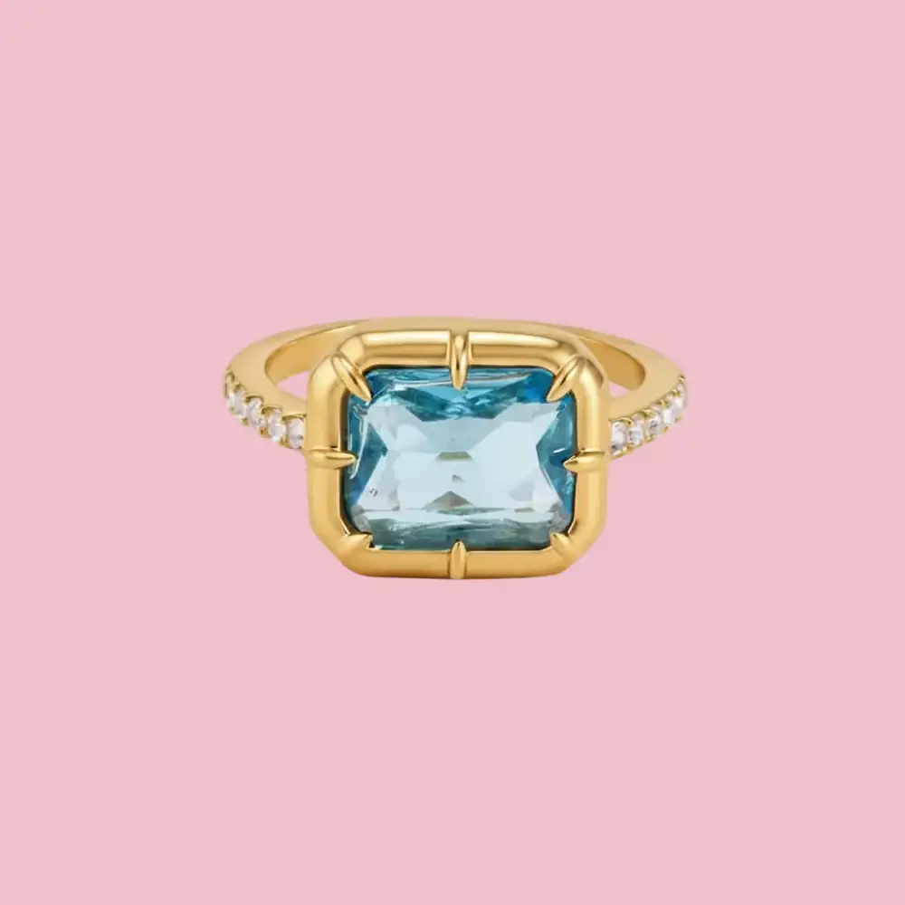 Delicate Stone Accent Ring