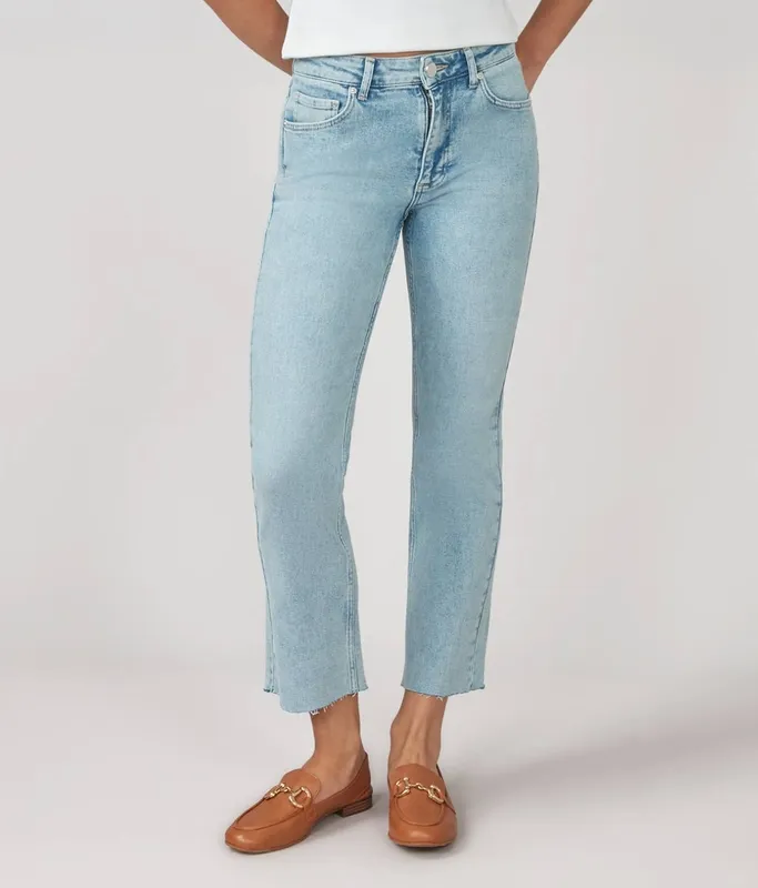 Blue High Rise Pants