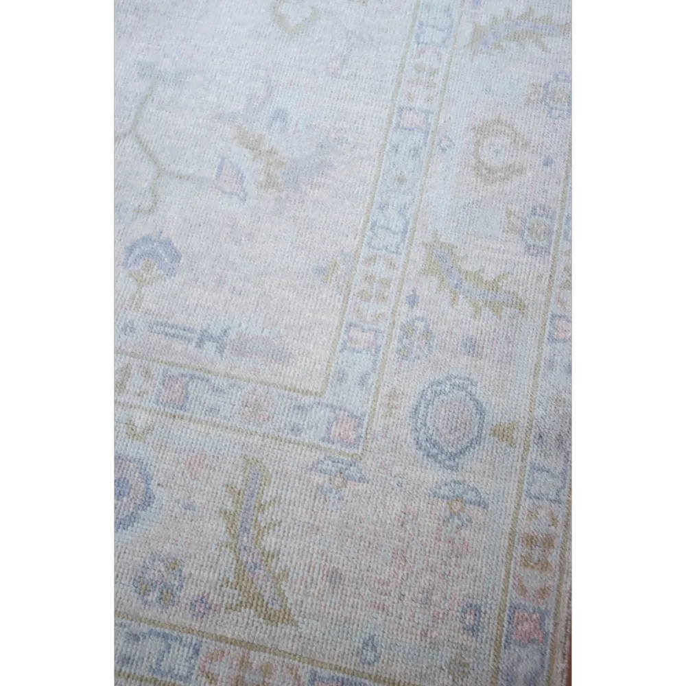 Hand-Knotted Medallion Wool Area Rug