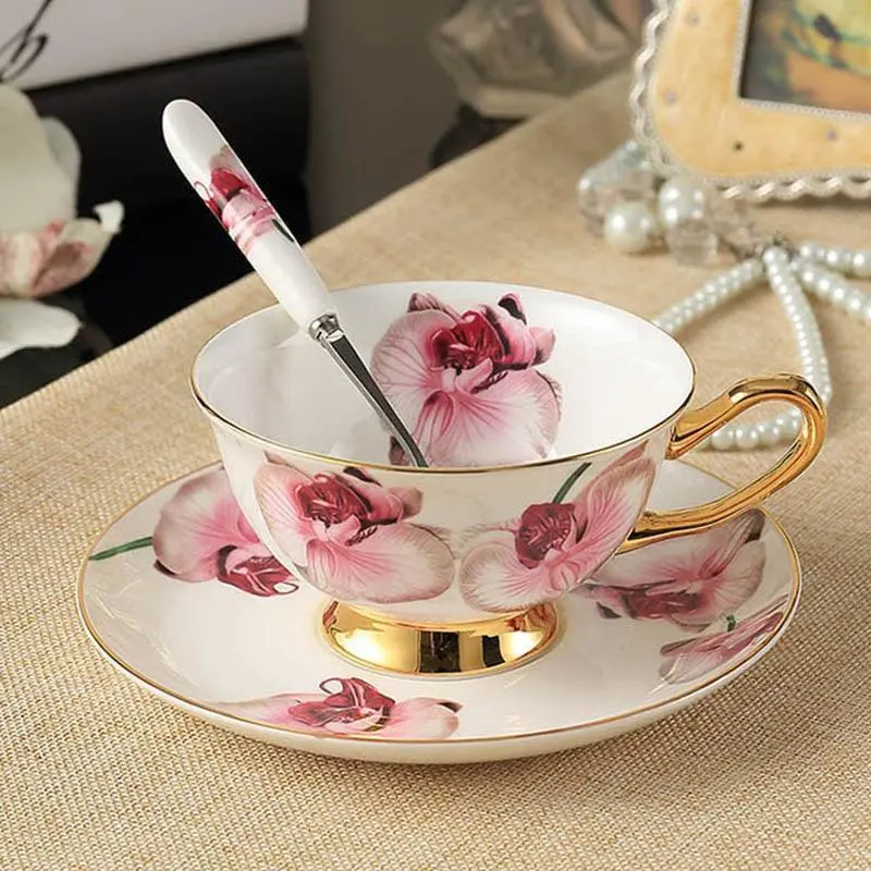 Bone Cup and Saucer Set