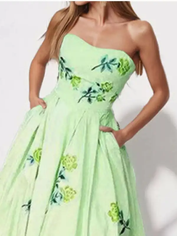 Refined Floral Maxi Dress